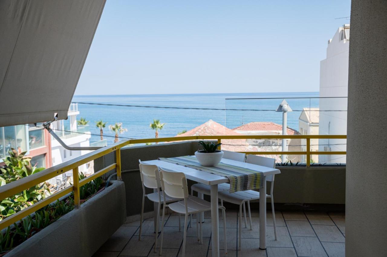 Eftihia Apartments By The Sea Rethymno  Exterior photo